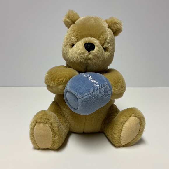 Gund Other - Vintage Gund Classic Pooh Plush Winnie the Pooh with Honey Pot Stuffed Animal